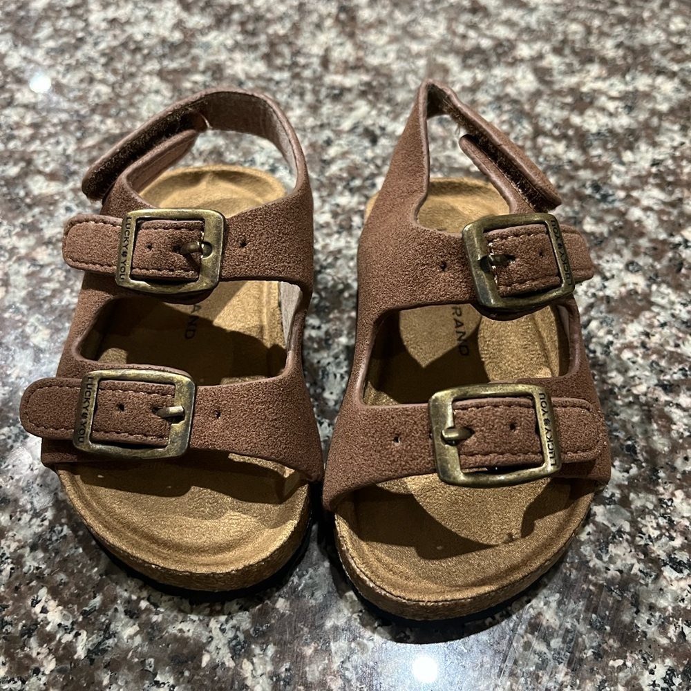 Lucky Brand Brown Sandals with Adjustable Straps